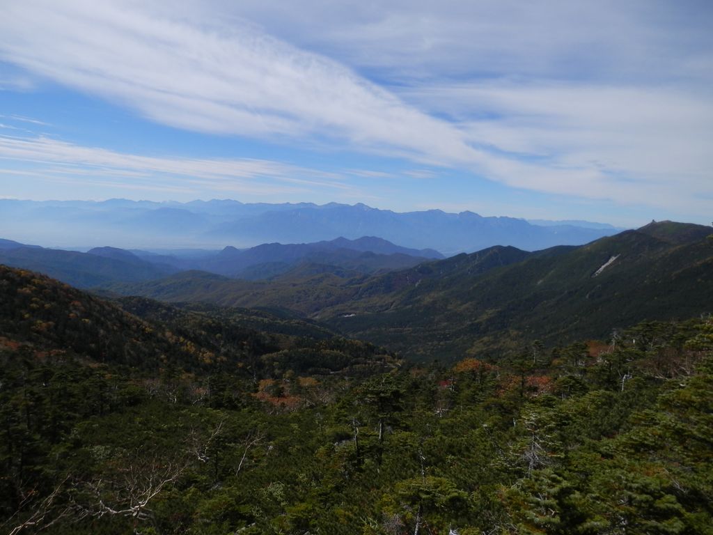 金峰山と南アルプスを、もう一度目に焼き付ける