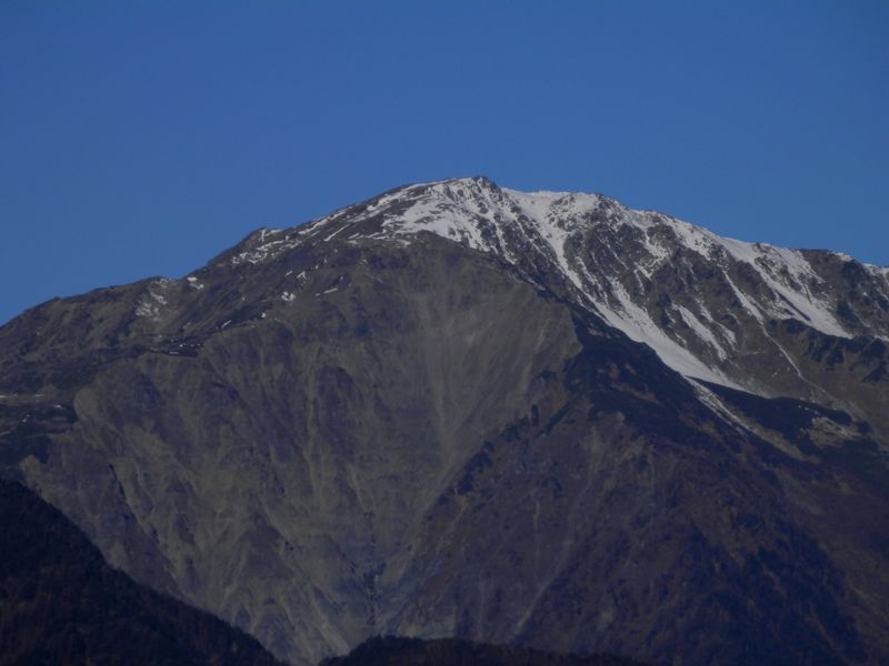 間ノ岳ズームイン