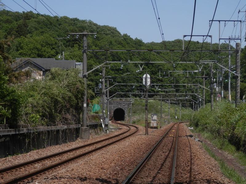 陽田第一踏切より