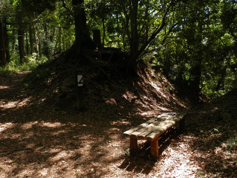 出羽三山供養塔のある分岐では左へ