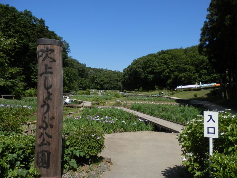 吹上しょうぶ公園入口