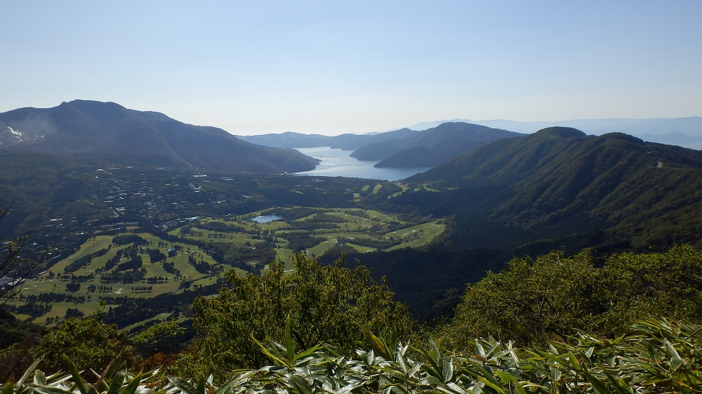 芦ノ湖両岸のパノラマ