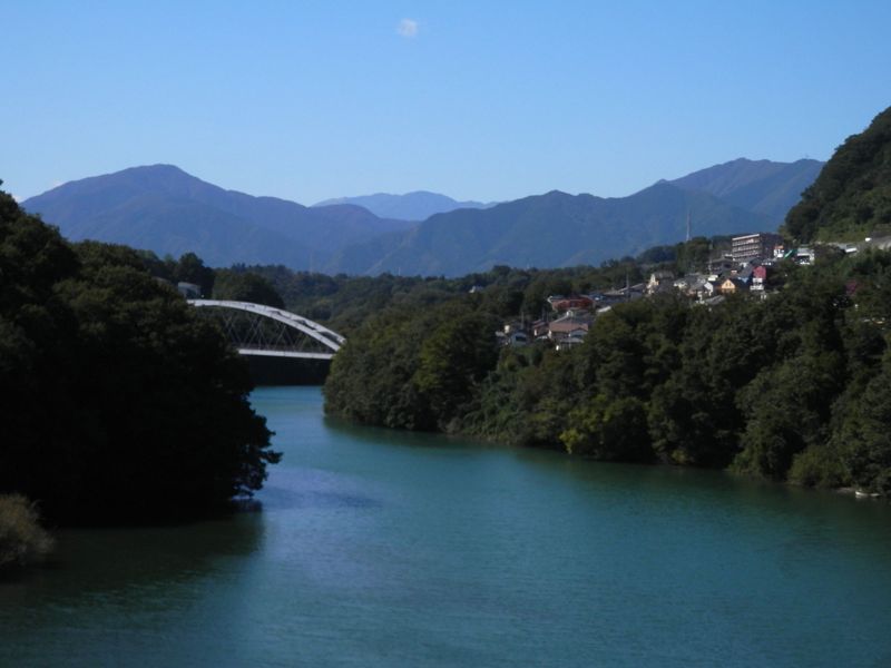 弁天橋と扇山、小金沢連嶺、権現山