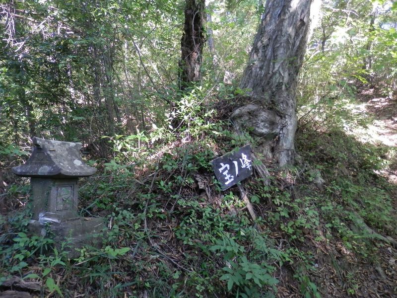 杉峠より、日連山経由、宝山に向かう