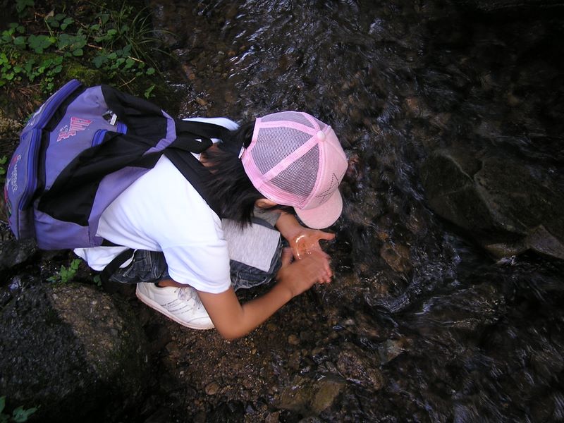 御岳山・日の出山 -- 渓流で