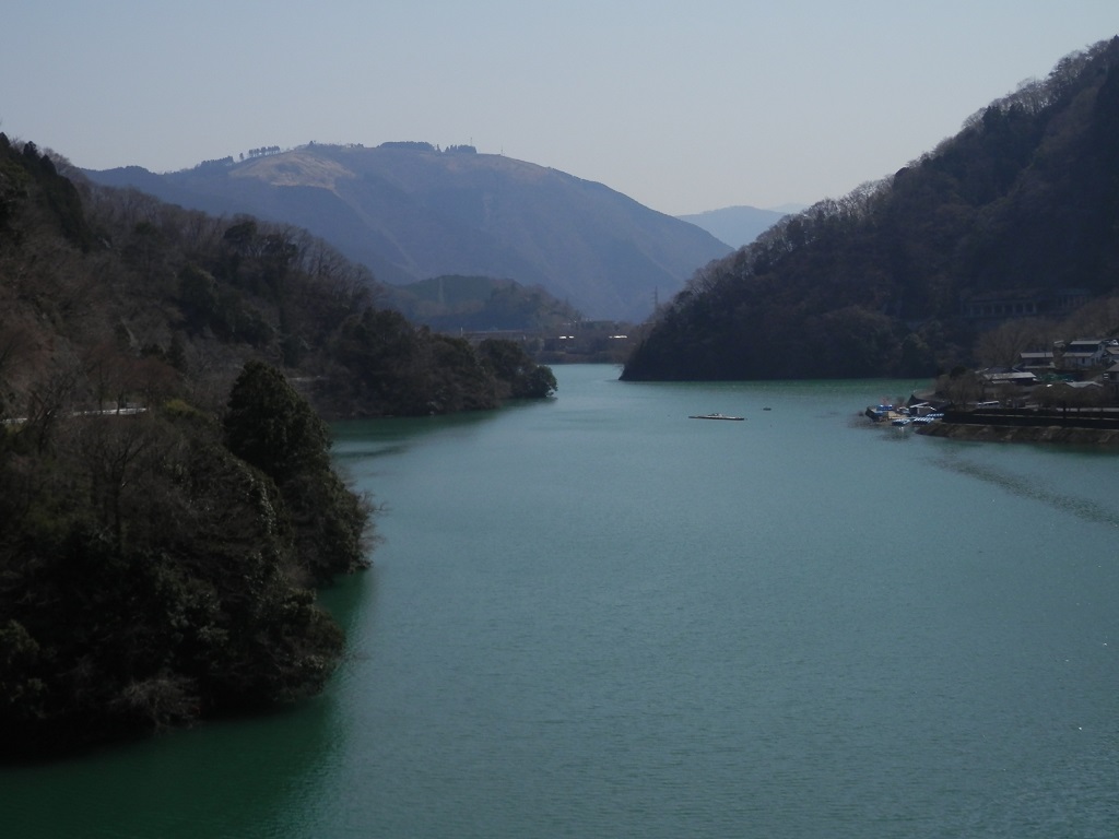 中川橋より、大野山を望む