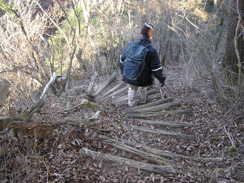 三峰山 -- 下山開始