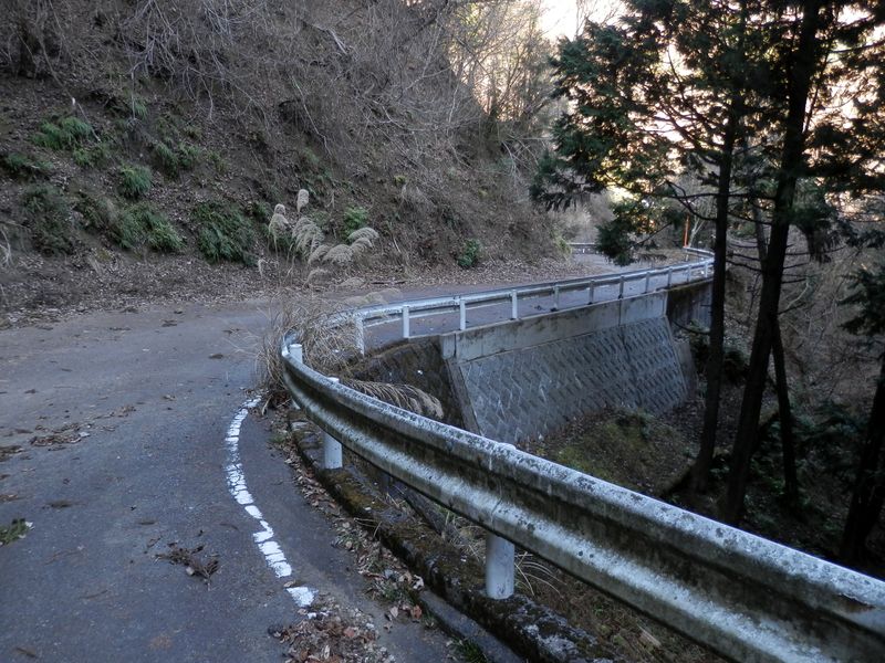 堤川林道をまもなく下り終える
