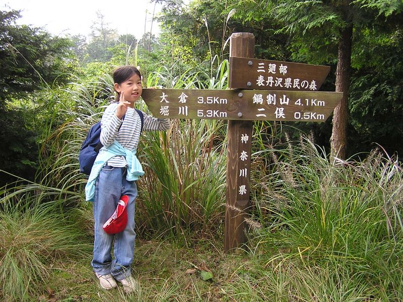 鍋割山 -- これより、二俣経由で鍋割山に向かいます