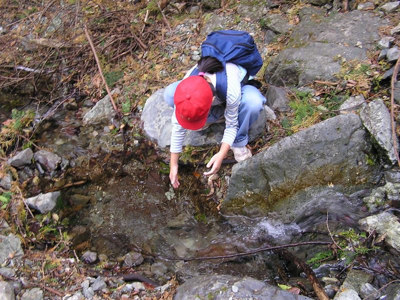 鍋割山 -- 水からエネルギーをもらいます