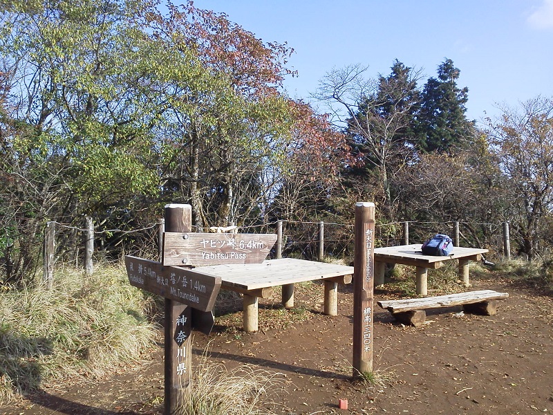 新大日から、ヤビツ峠方向に向かう