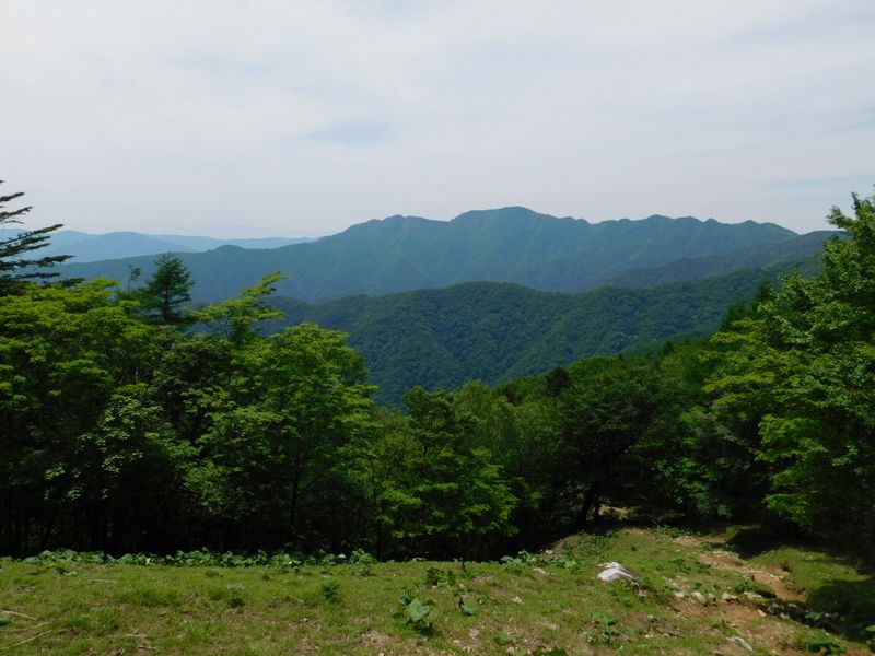 飛龍山のデコボコ