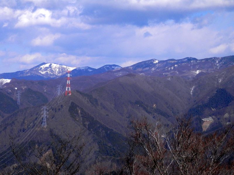 大菩薩嶺を望遠で