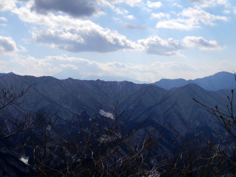 富士山は完全な逆光