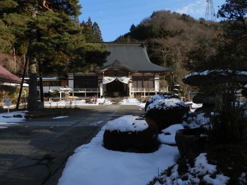 景徳院は冬のたたずまい