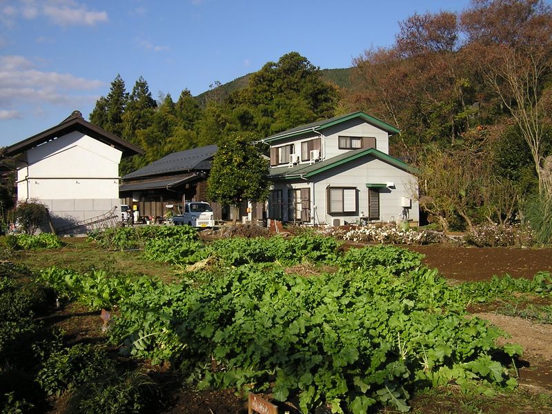 相模湖から城山・高尾山 -- 農家
