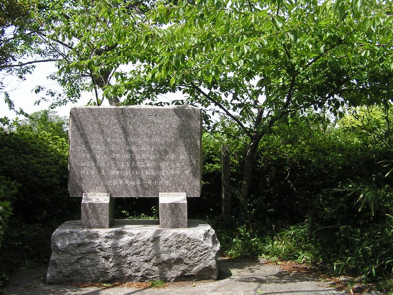 大楠山 -- 天皇皇后両陛下ご光臨記念植樹