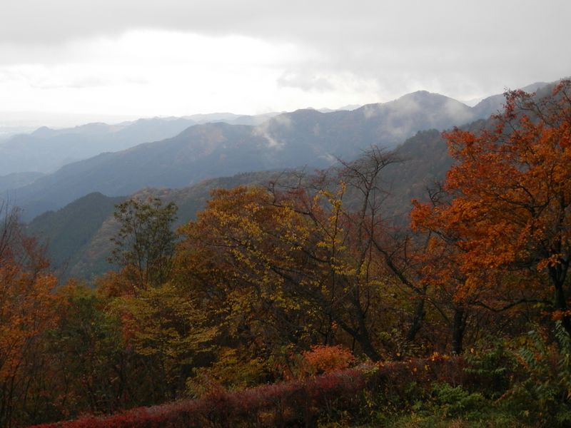 サルギ尾根（手前）、馬頭刈尾根、ほか