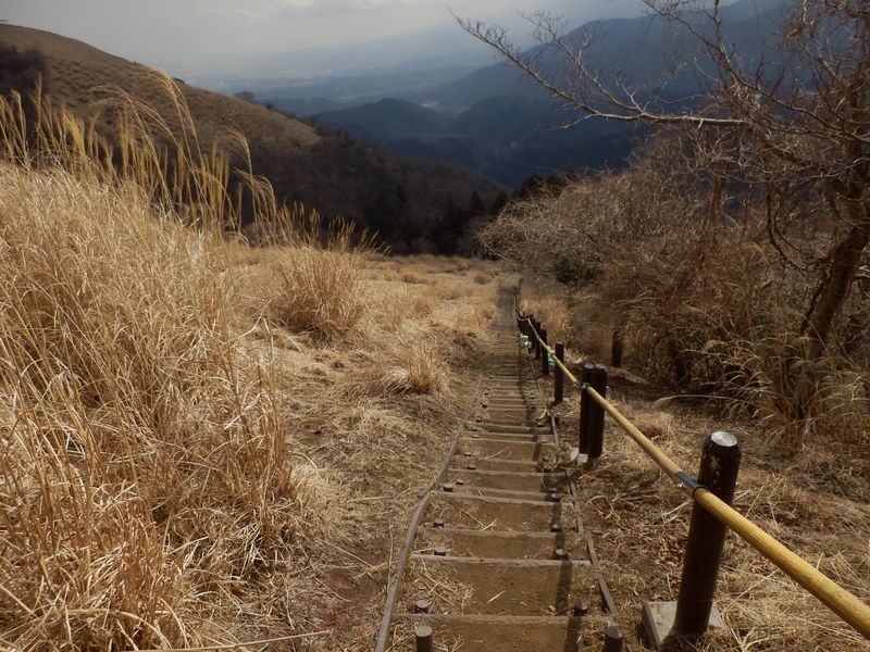 地藏ルートを下る