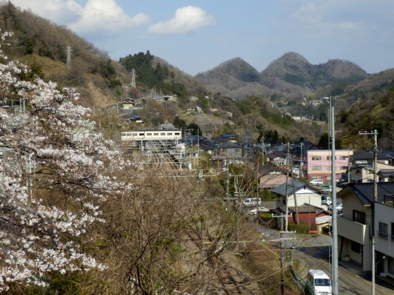 四方津駅が見えた