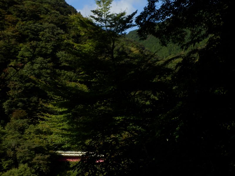 白銀橋が見える