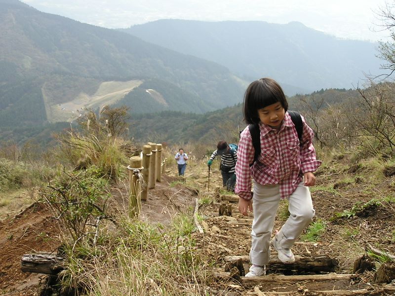 丹沢 -- 二の塔頂上まであとひと息
