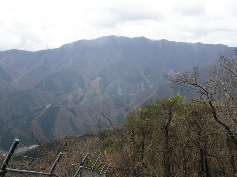 笹子雁ケ腹摺山 -- 本社ケ丸を望む