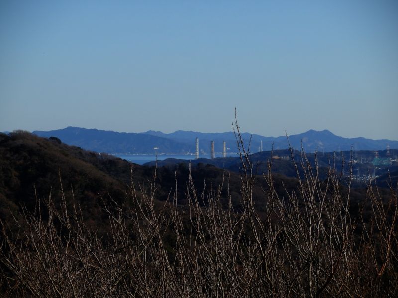 房総の山なみ