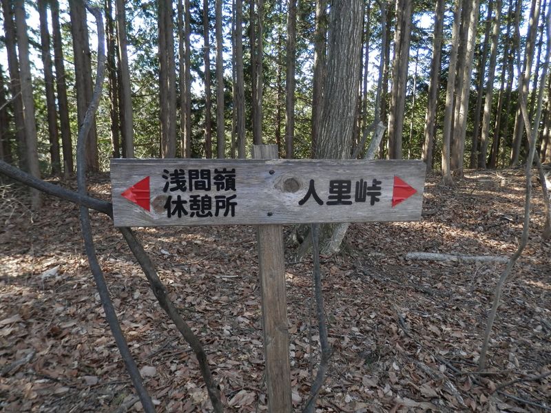 耐用年数の短そうな道標