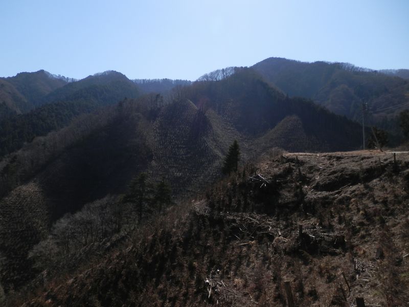 右が松生山だろうか？