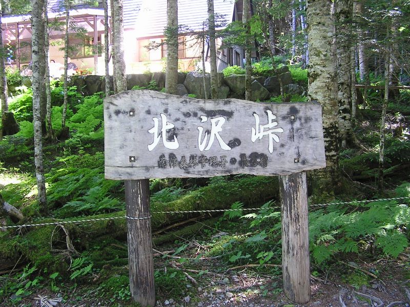 仙丈ヶ岳 -- 北沢峠に到着