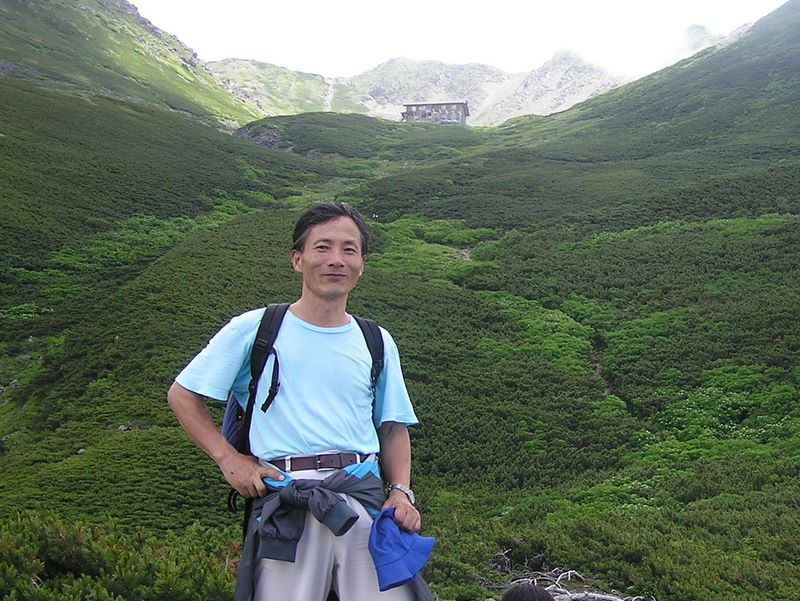 仙丈ヶ岳 -- 仙丈ヶ岳をバックに