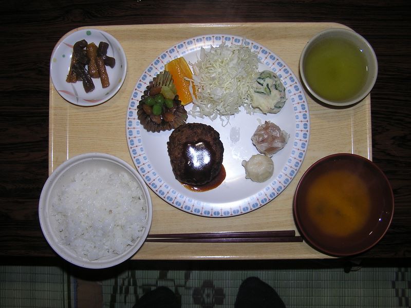 仙丈ヶ岳 -- 仙丈小屋の夕食