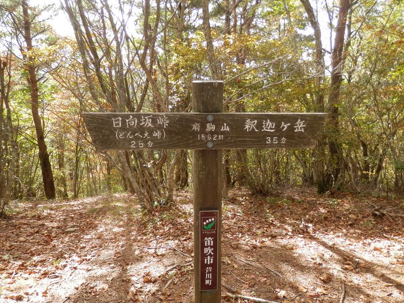 府駒山に到着