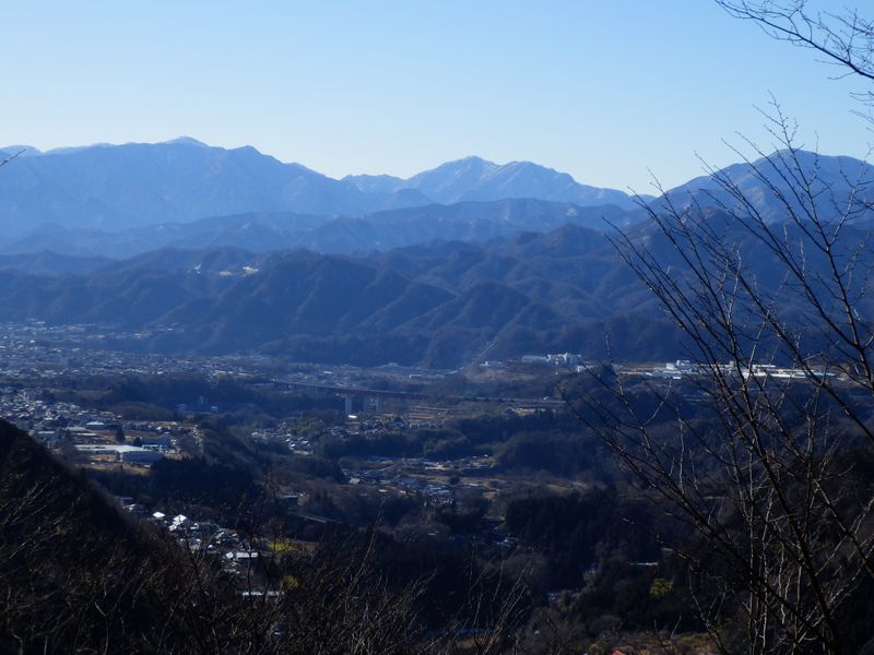 聖武連山より、蛭ヶ岳、檜洞丸、大室山