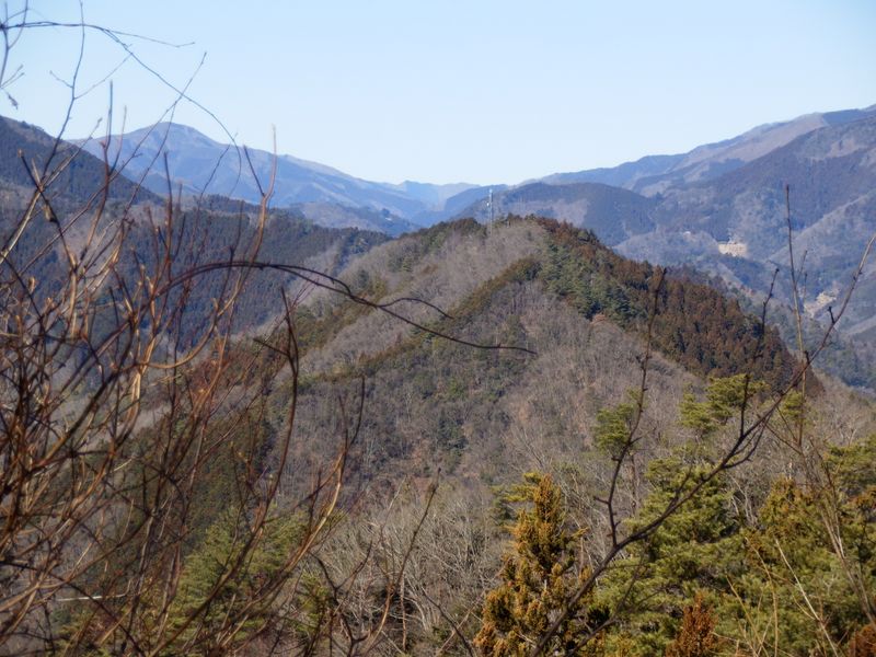 先ほど登った聖武連山