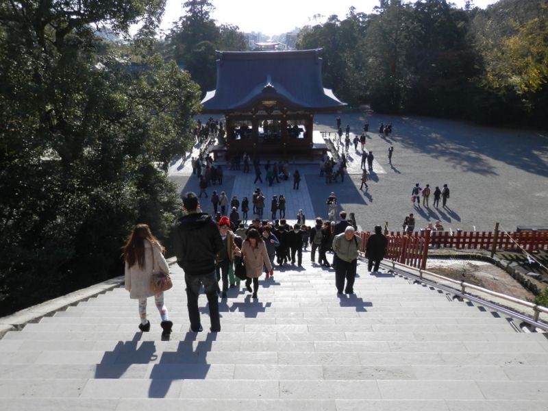 鶴岡八幡宮の石段
