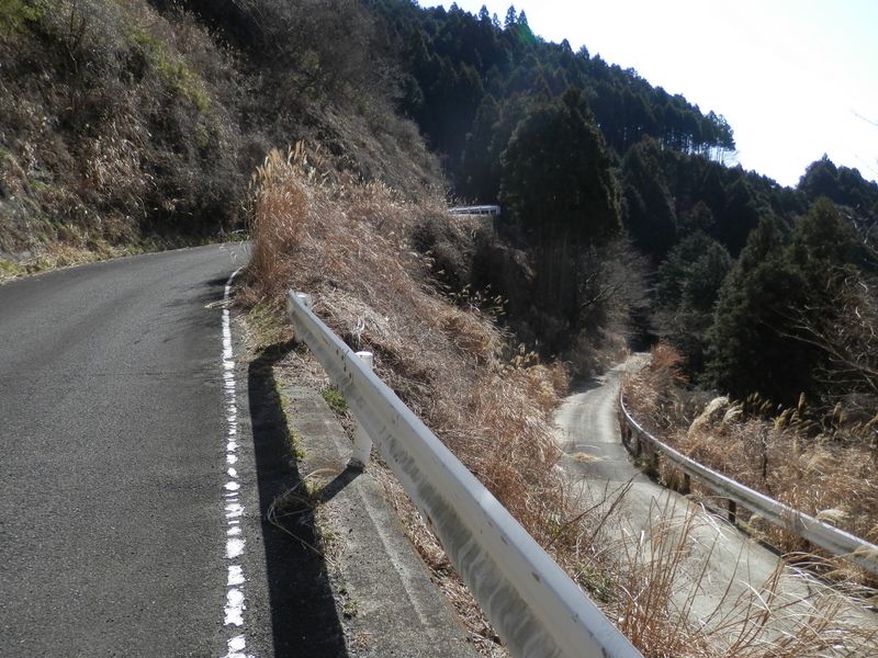 右は秦浜線8号への近道