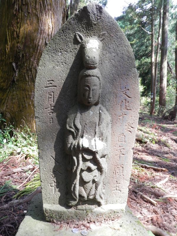 ビリ堂の馬頭観音像