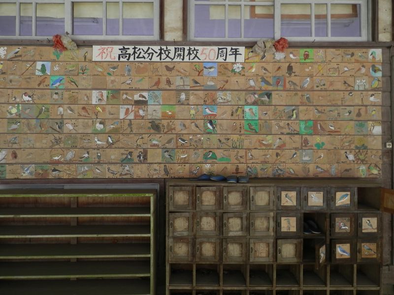 小鳥の絵が色褪せるのが惜しい