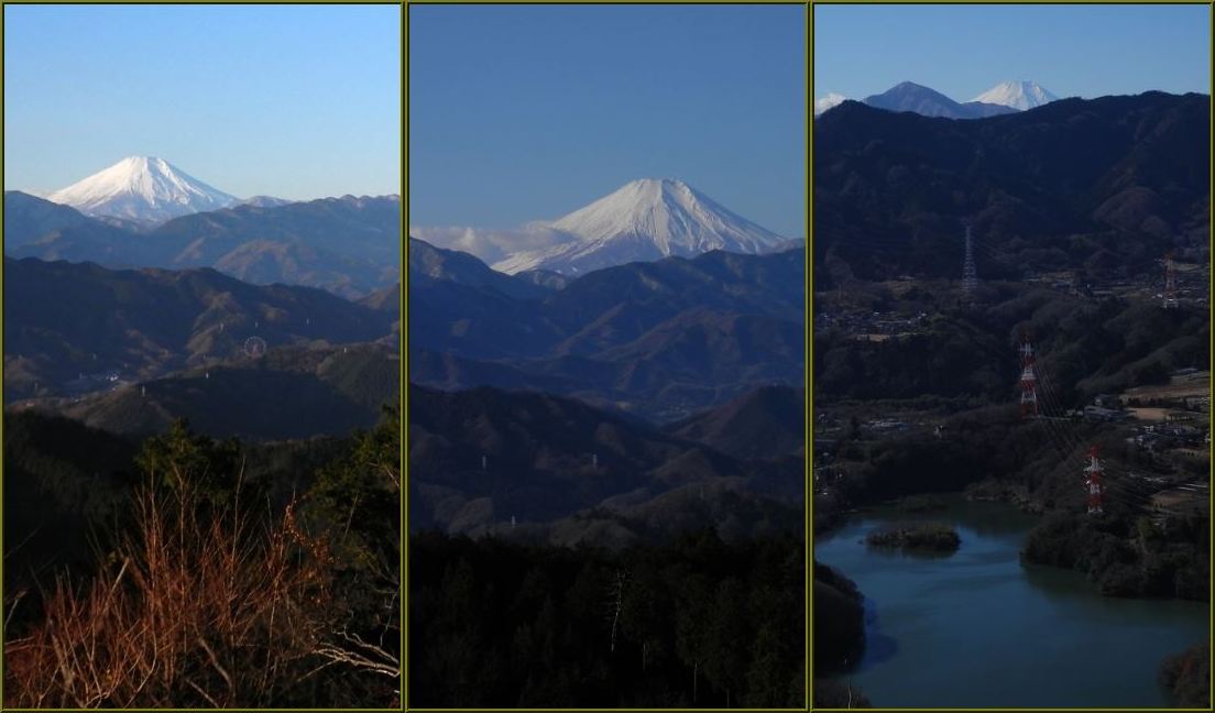 富士山、屏風仕立て