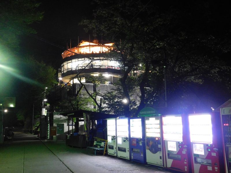 ここを過ぎると、真っ暗な道になる