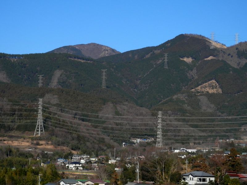 二ノ塔と岳ノ台ズームイン