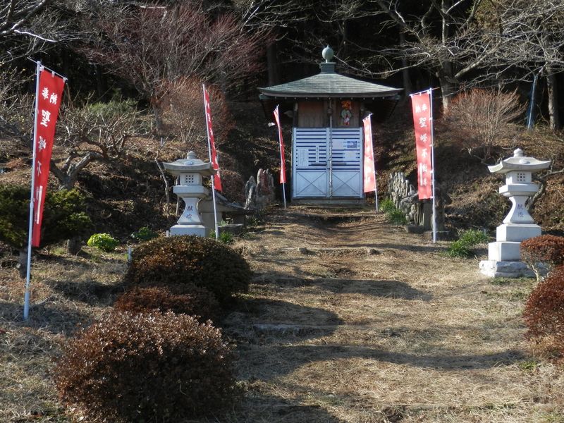 60回道を曲って、聖峰不動尊に到着