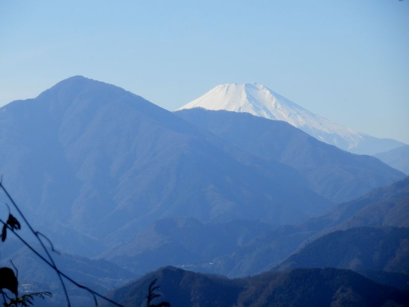 富士山と大室山