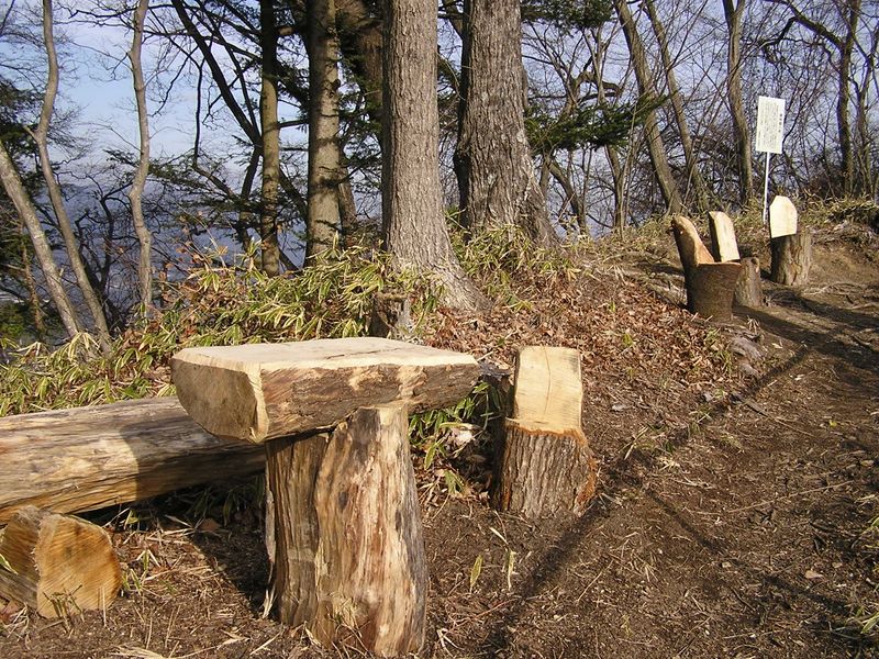 高柄山 -- お座敷の松の休憩所に到着