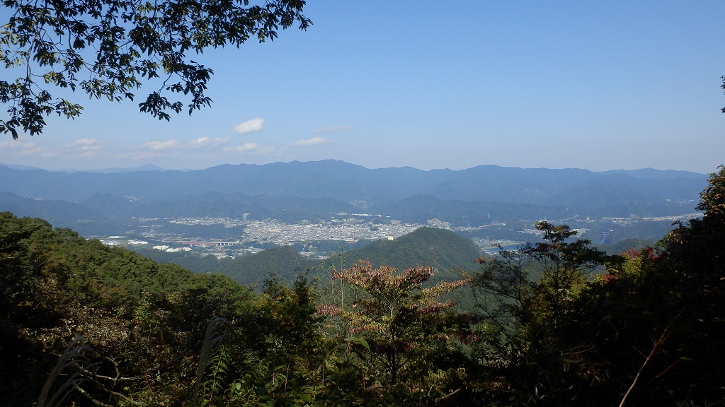 高柄山頂北面の展望