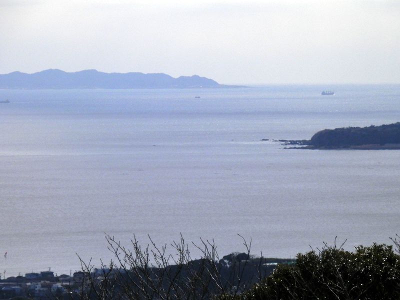 館山方面を望む