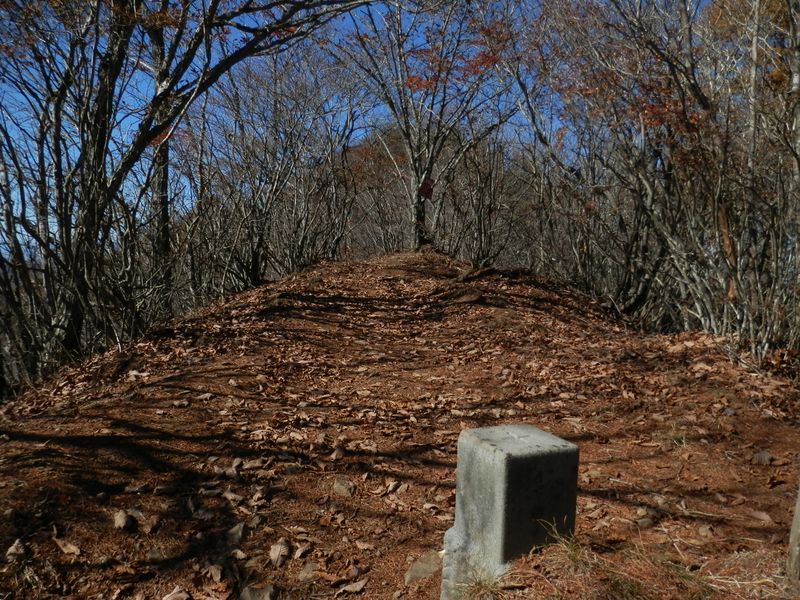 三角点峰を通過
