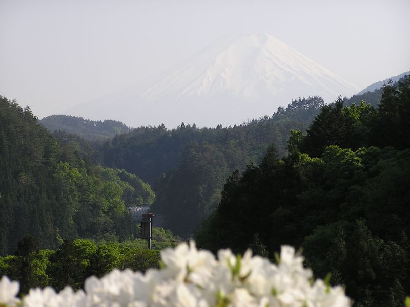 滝子山 -- 藤沢集落で